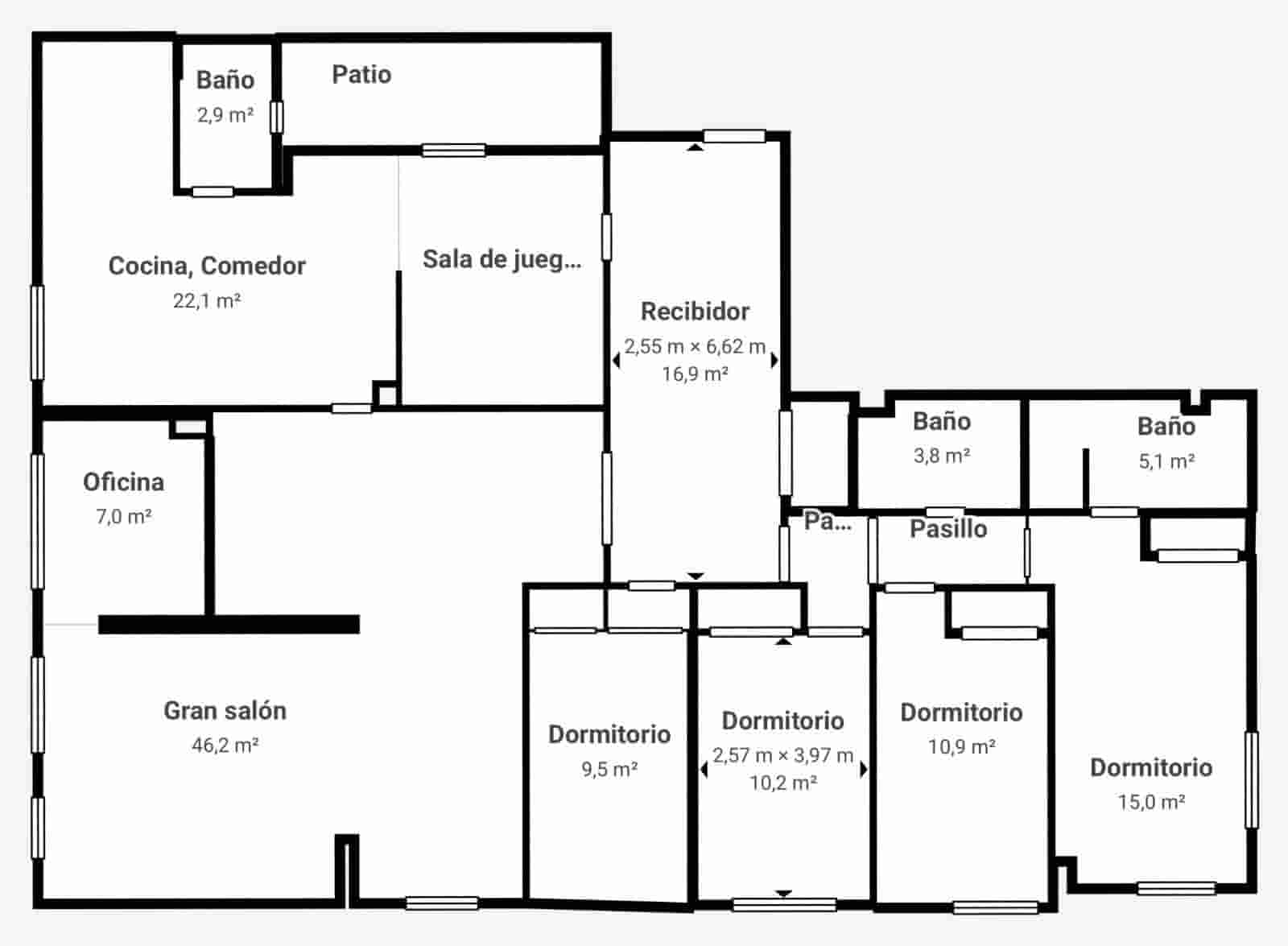 5 sovrum Lägenhet till salu i Granada stad med pool garage - 849 000 € (Ref: 10109757)