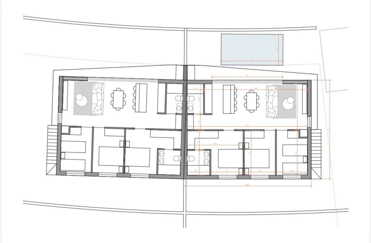 3 Zimmer Doppelhaus zu verkaufen in Roldan mit Pool - 380.000 € (Ref: 10078498)