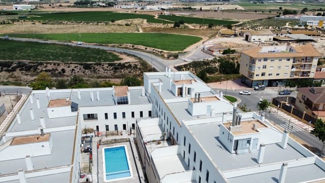 Piso de 2 habitaciones en Fuente Alamo de Murcia en venta con piscina garaje - 98.000 € (Ref: 9100828)