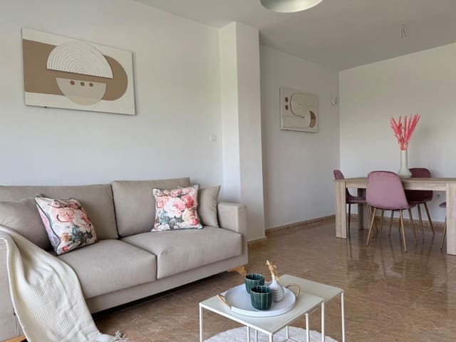 Piso de 2 habitaciones en Fuente Alamo de Murcia en venta con piscina garaje - 98.000 € (Ref: 9100828)