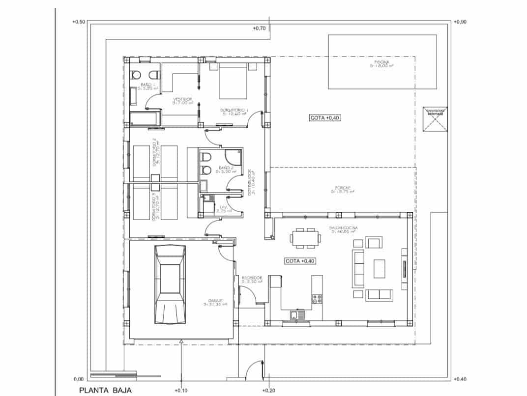 2 bedroom Villa for sale in La Alcayna with pool garage - € 479,900 (Ref: 9808081)