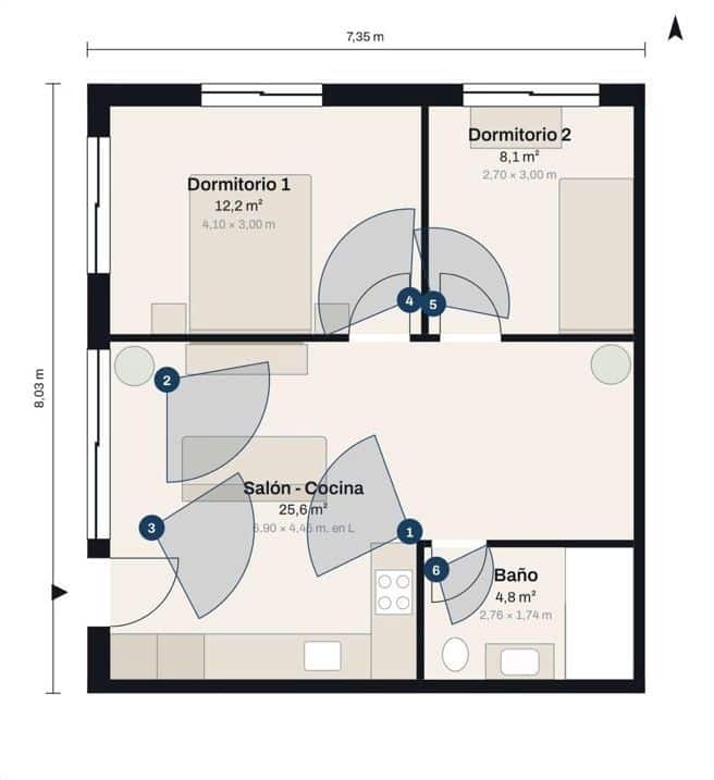 2 Zimmer Apartment zu verkaufen in Naquera - 149.000 € (Ref: 10170509)