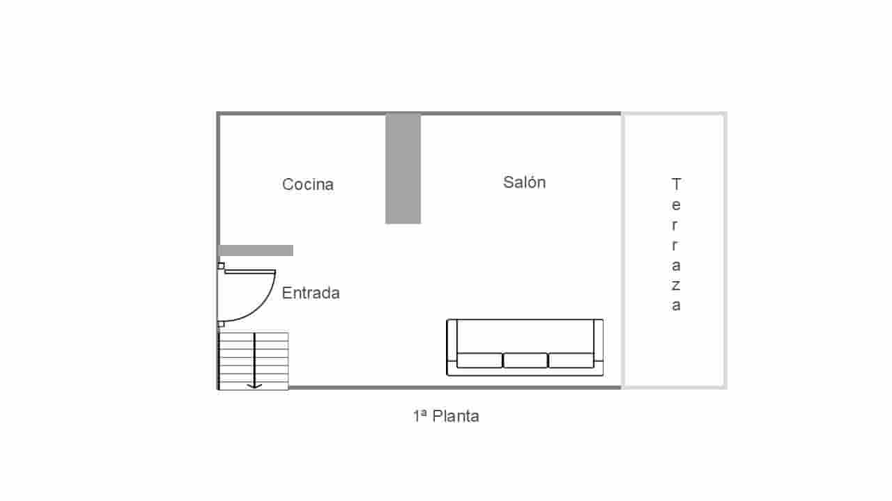 2 soverom Hus til salgs i Benidorm med svømmebasseng garasje - € 269 000 (Ref: 8837155)