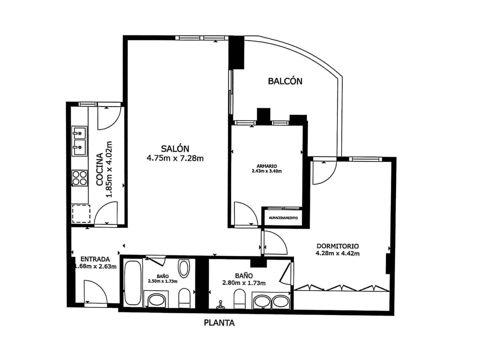 2 slaapkamer Flat te koop in La Pobla de Vallbona met zwembad garage - € 280.000 (Ref: 9232272)