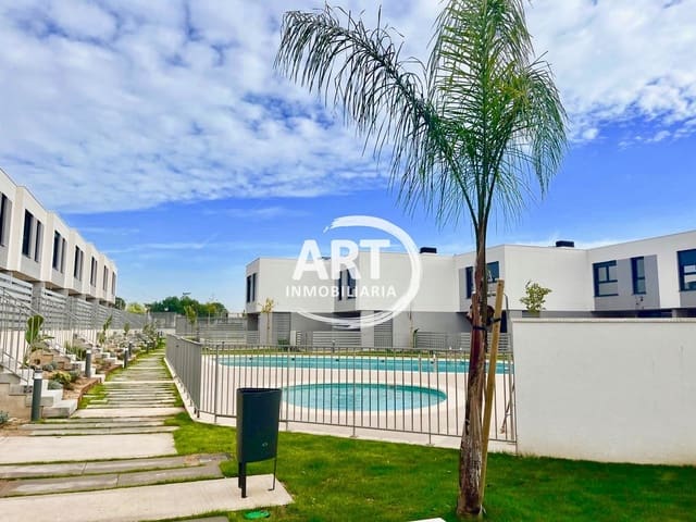 Pareado de 4 habitaciones en San Antonio de Benagéber en alquiler con piscina garaje - 2.650 € (Ref: 9451511)