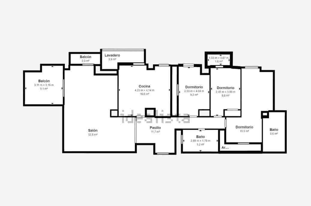 3 camera da letto Appartamento in vendita in Valencia citta con piscina garage - 679.000 € (Rif: 9673802)