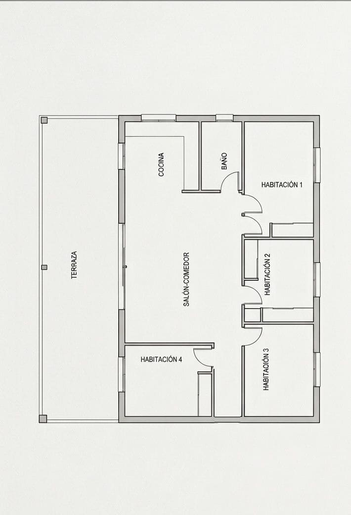 4 bedroom Villa for sale in Lliria with pool - € 199,000 (Ref: 9737917)