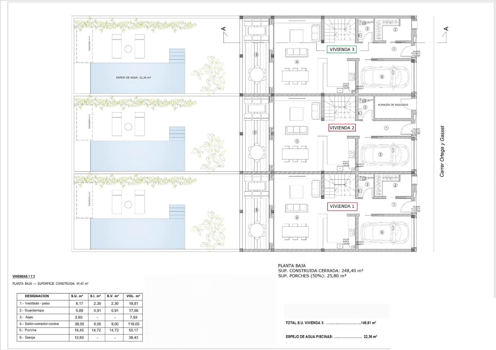 Adosado de 4 habitaciones en Ses Salines en venta con piscina garaje - 795.000 € (Ref: 10004256)