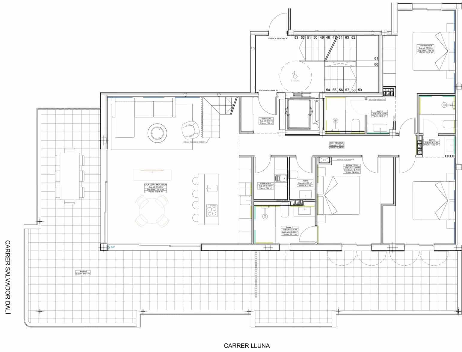 3 sypialnia Mieszkanie na sprzedaż w Colonia de Sant Jordi z basenem - 2 150 000 € (Ref: 10159773)