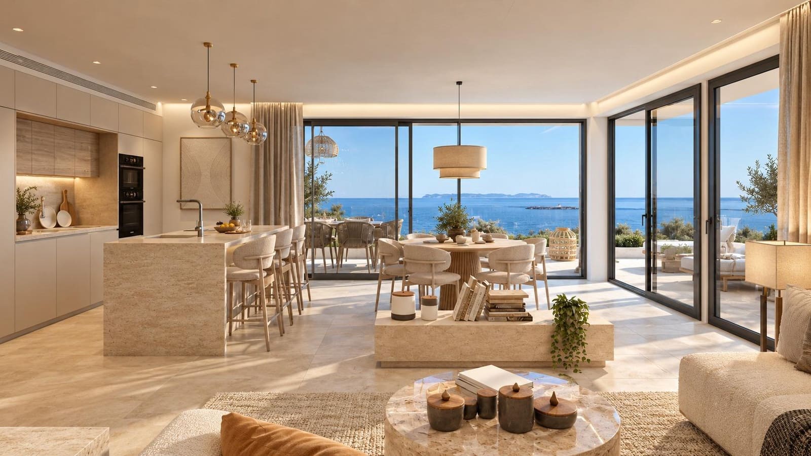 3 sypialnia Mieszkanie na sprzedaż w Colonia de Sant Jordi z basenem - 2 150 000 € (Ref: 10159773)