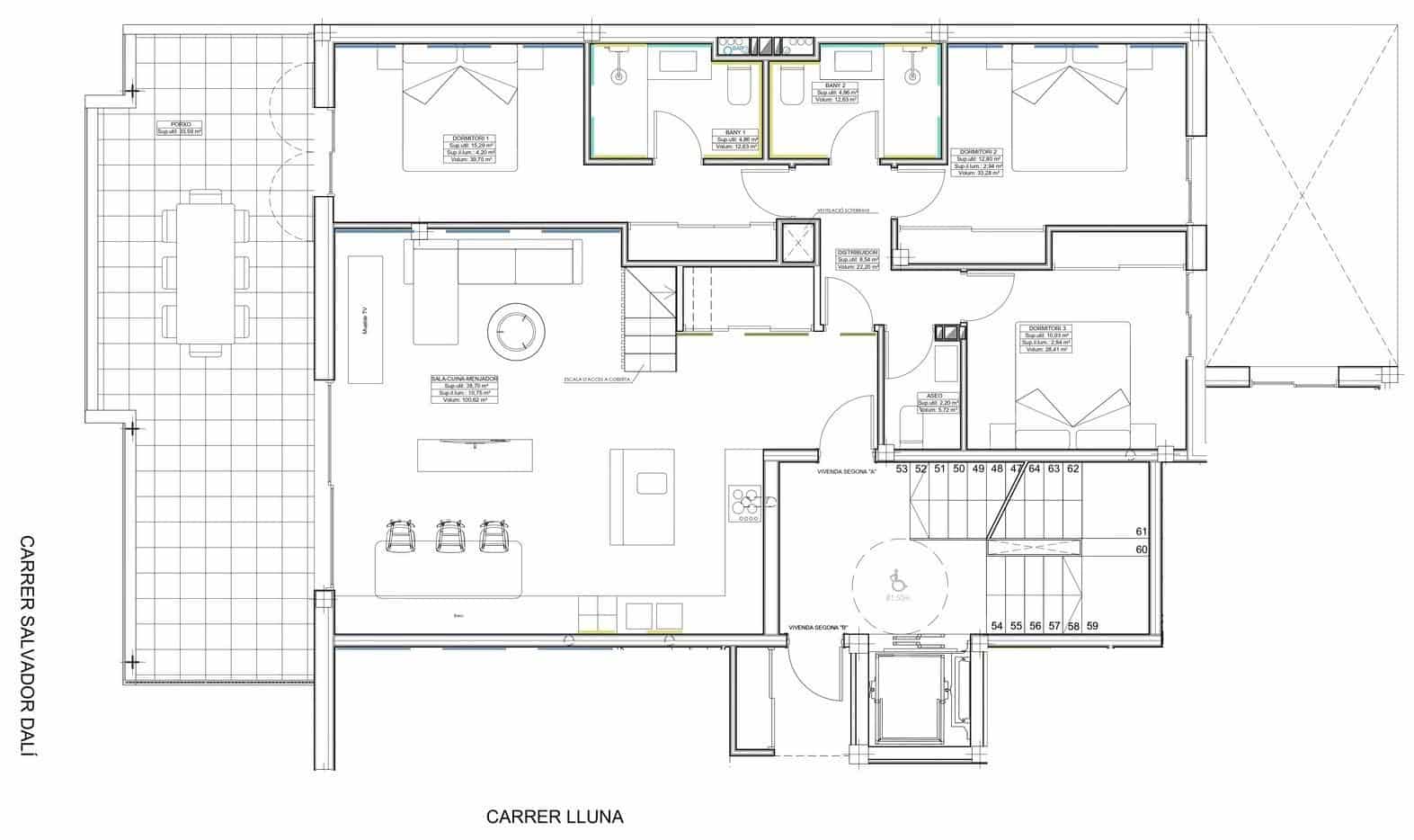 3 sovrum Lägenhet till salu i Colonia de Sant Jordi med garage - 1 150 000 € (Ref: 10159774)