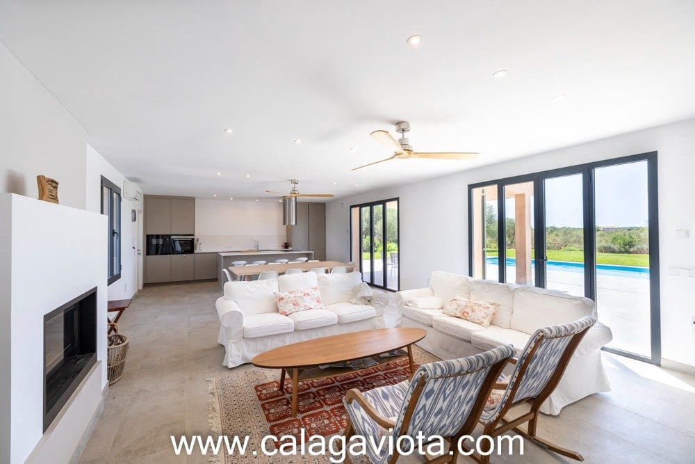 4 camera da letto Villa da affittare in Ses Salines con piscina - 3.850 € (Rif: 7168205)