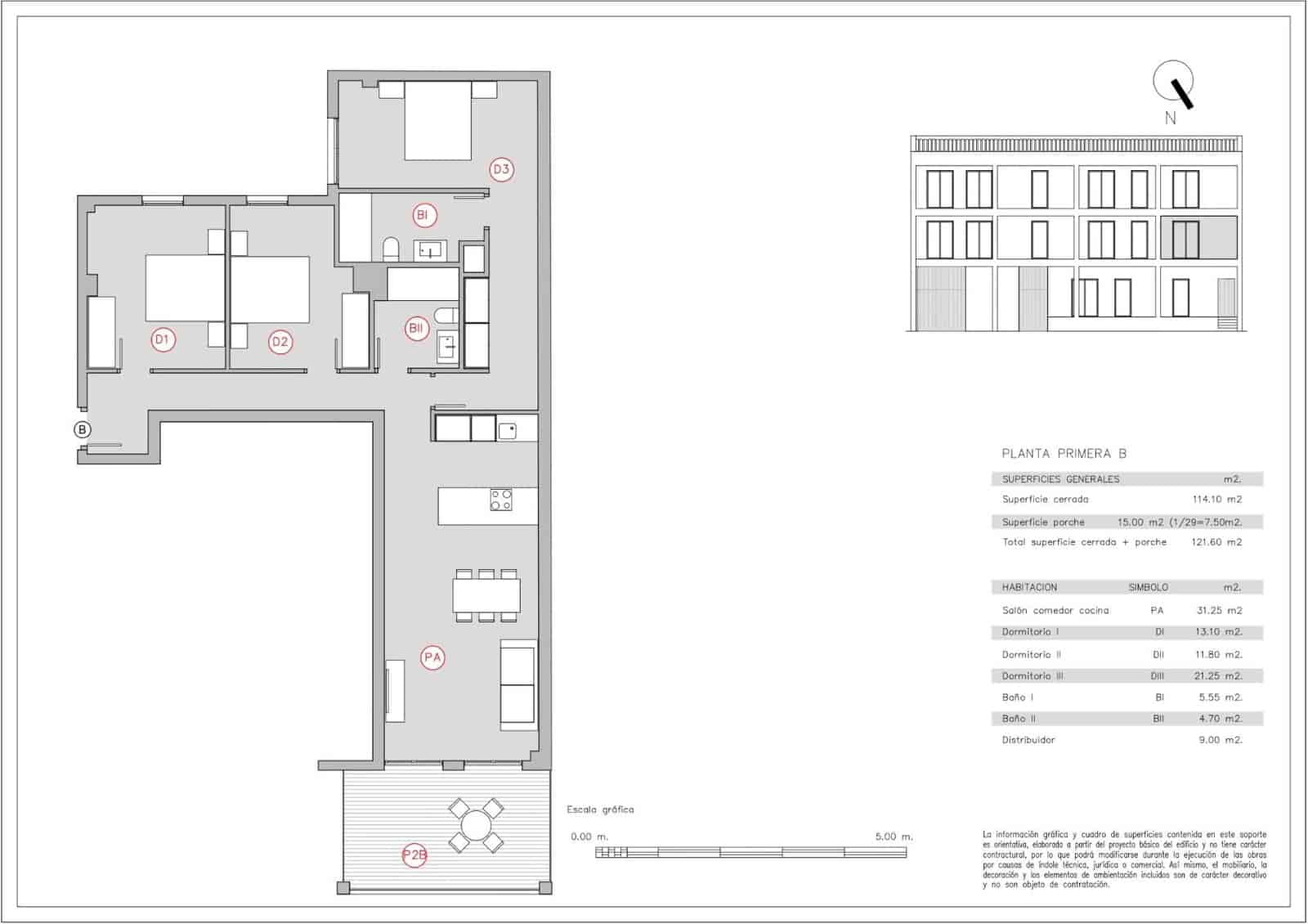 3 soveværelse Lejlighed til salg i Colonia de Sant Jordi - € 475.000 (Ref: 8398521)