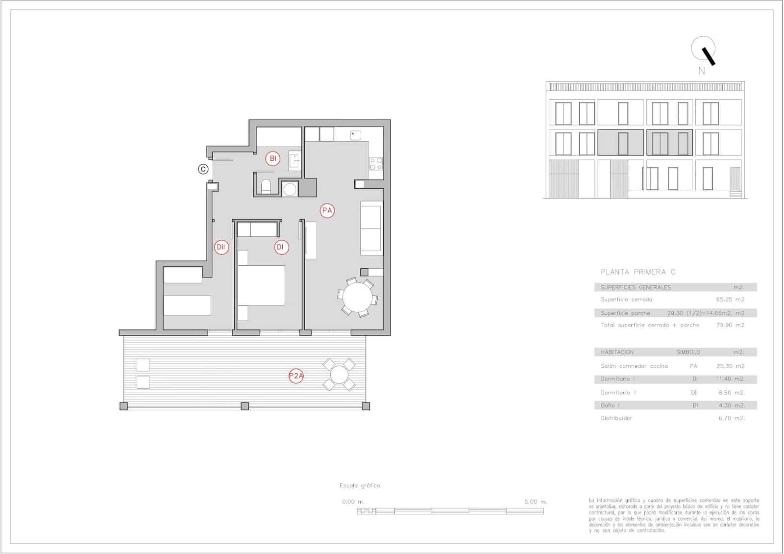 Piso de 2 habitaciones en Colonia de Sant Jordi en venta - 510.000 € (Ref: 8398522)