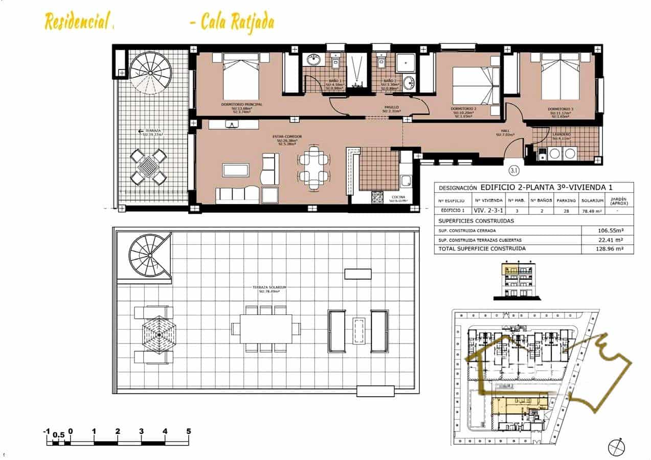 2 soveværelse Lejlighed til salg i Cala Ratjada med swimmingpool garage - € 380.000 (Ref: 8822781)