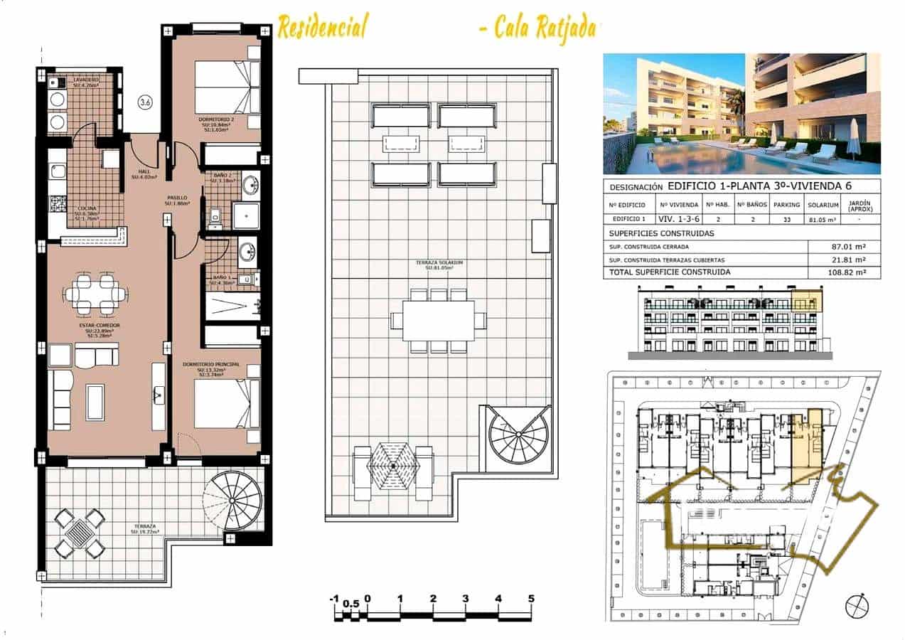 2 soverom Leilighet til salgs i Cala Ratjada med svømmebasseng garasje - € 380 000 (Ref: 8822781)