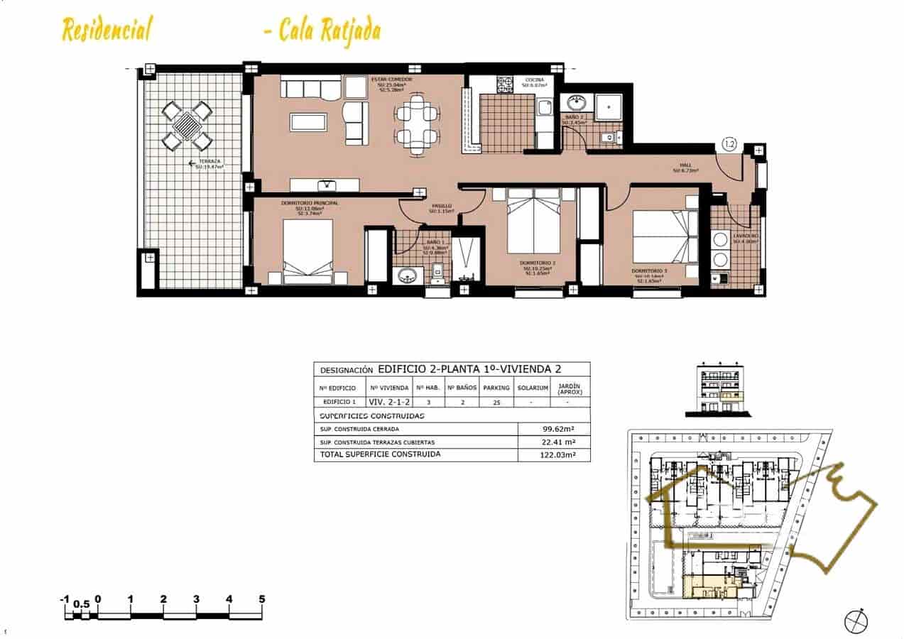 2 soverom Leilighet til salgs i Cala Ratjada med svømmebasseng garasje - € 380 000 (Ref: 8822781)