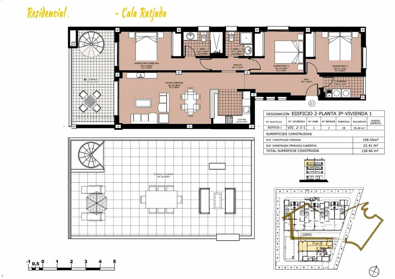 2 soverom Leilighet til salgs i Cala Ratjada med svømmebasseng garasje - € 380 000 (Ref: 8822781)