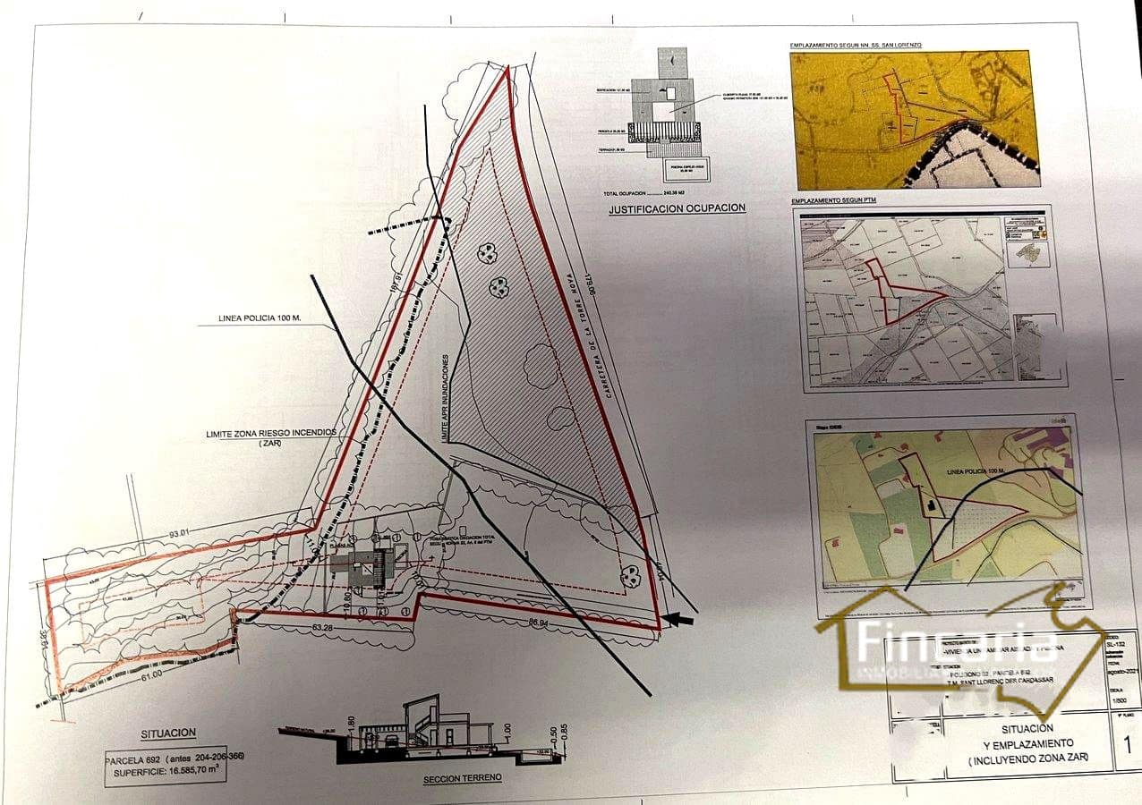 Grunde uden byggetilladelser til salg i Sant Llorenc des Cardassar - € 298.000 (Ref: 8822801)
