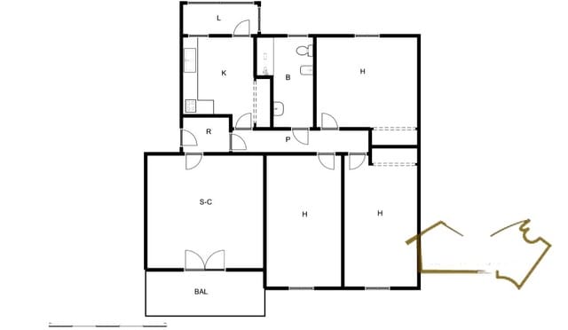 Piso de 3 habitaciones en Manacor en venta - 184.000 € (Ref: 9802556)