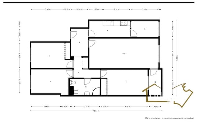 3 bedroom Flat for sale in Manacor - € 184,000 (Ref: 9802557)