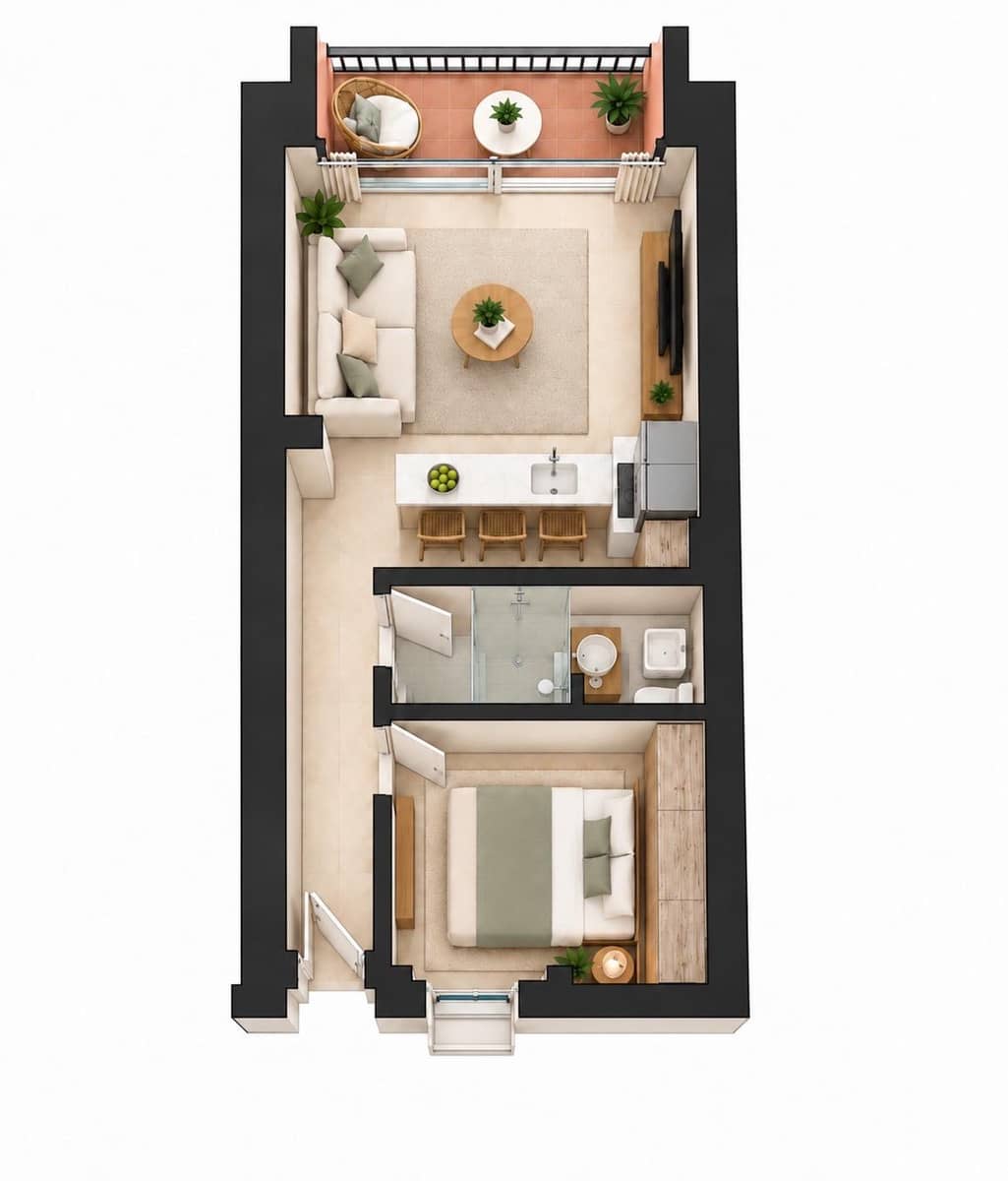 1 Zimmer Wohnung zu verkaufen in Sa Torre (Llucmajor) mit Pool - 330.000 € (Ref: 10165054)