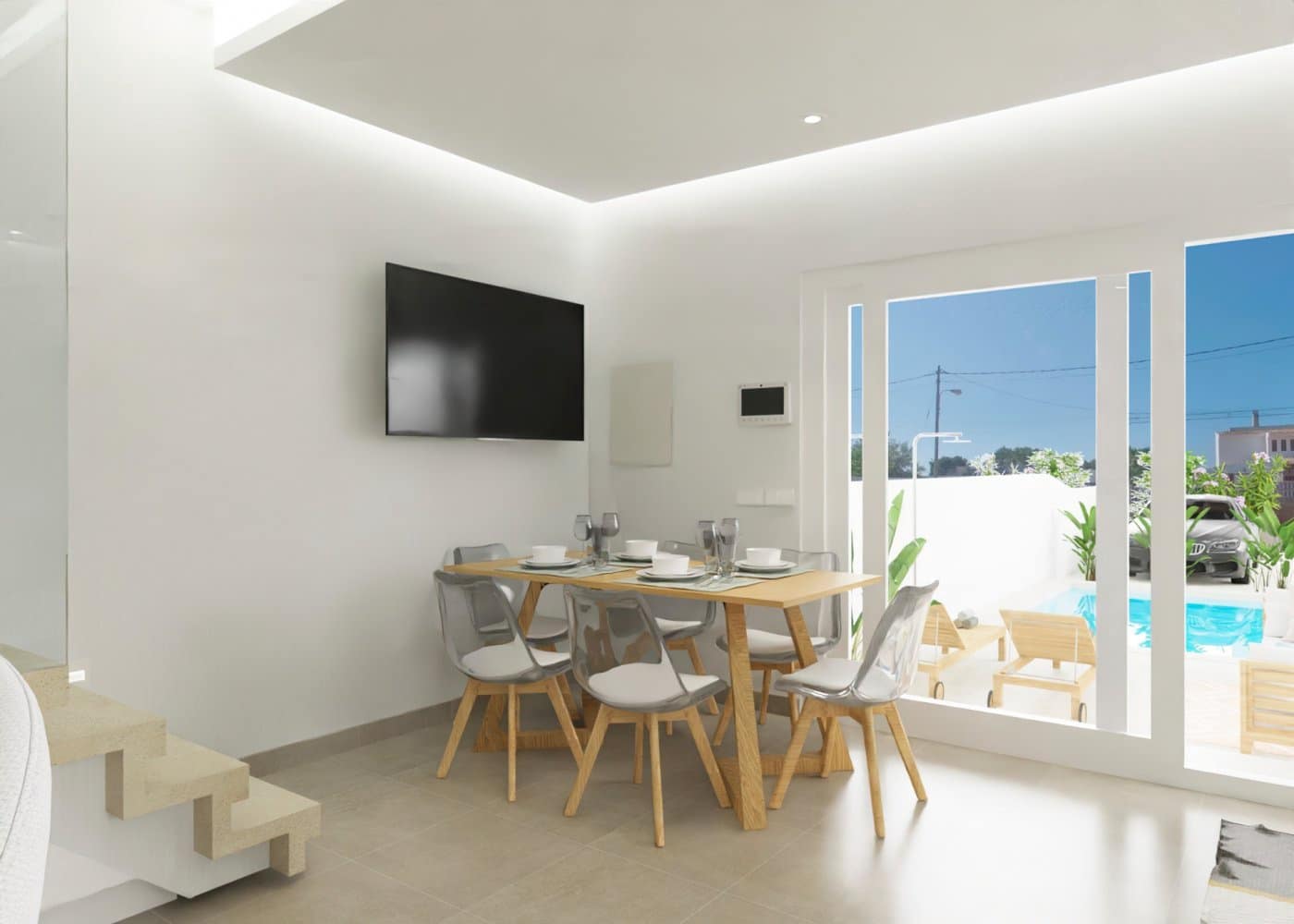 3 slaapkamer Halfvrijstaande villa te huur in Cala Pi met zwembad garage - € 2.500 (Ref: 6769085)