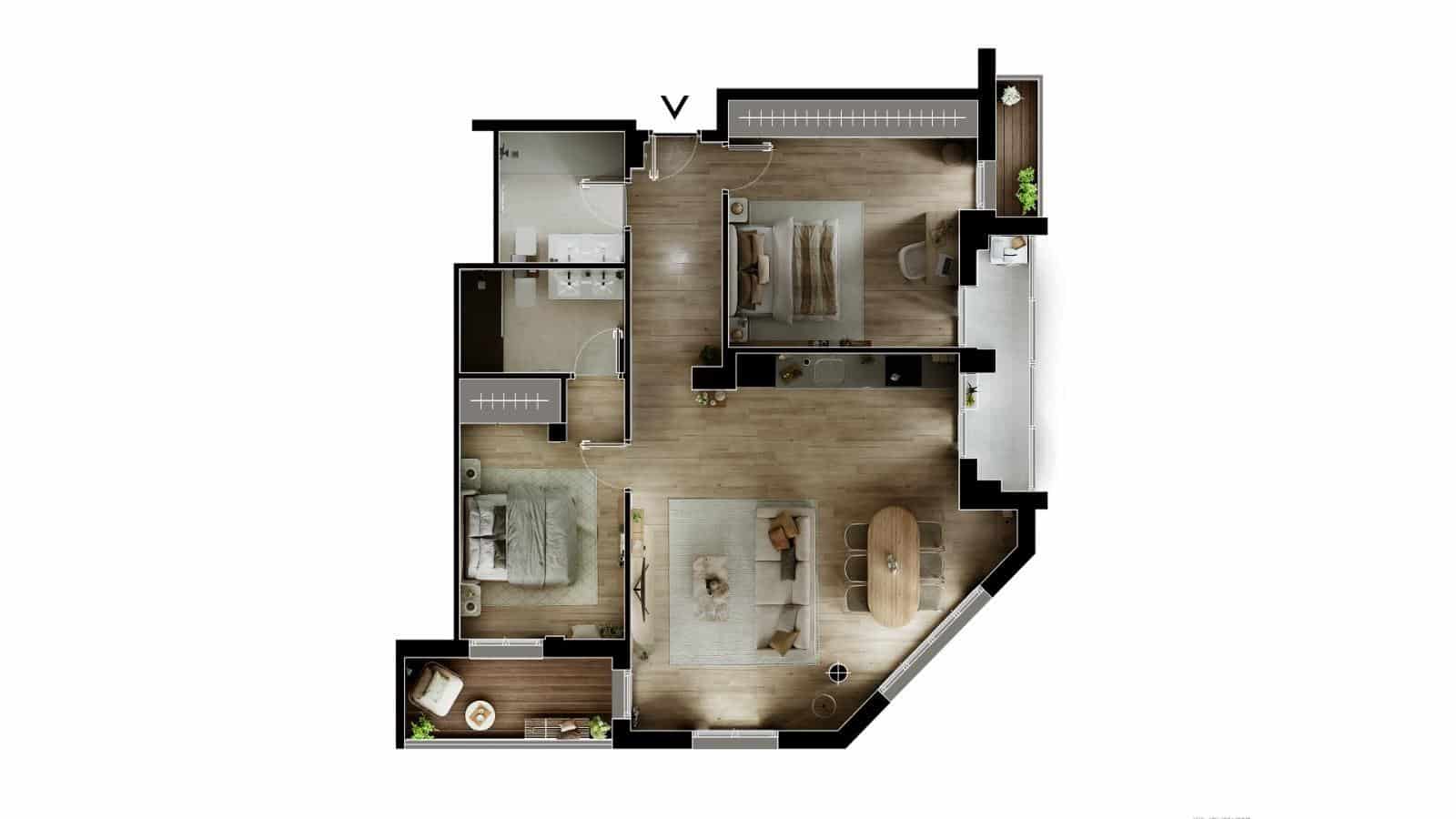 3 camera da letto Appartamento in vendita in Palma de Mallorca - 359.000 € (Rif: 9255230)