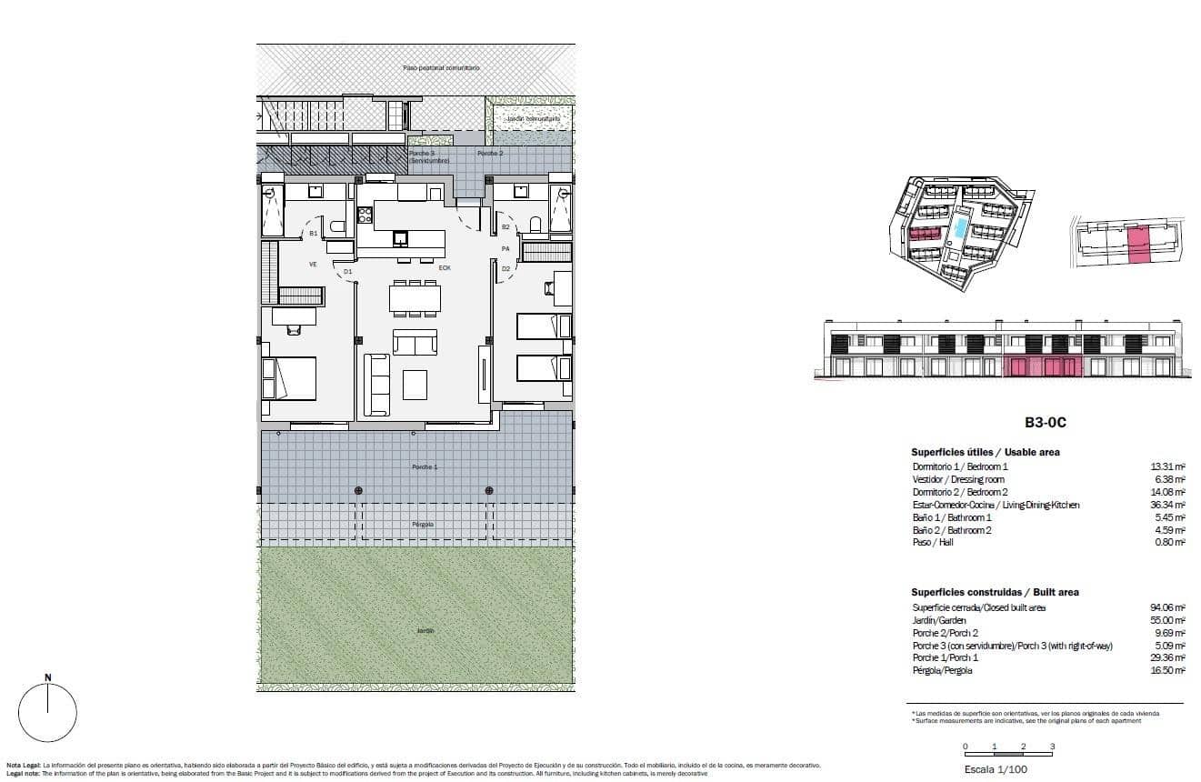 2 bedroom Apartment for sale in Sa Rapita / La Rapita with pool garage - € 729,000 (Ref: 9262533)