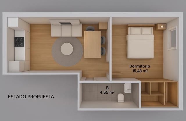 1 soverom Kommersiell til salgs i Coll d'en Rabassa, Palma de Mallorca - € 200 000 (Ref: 9440076)