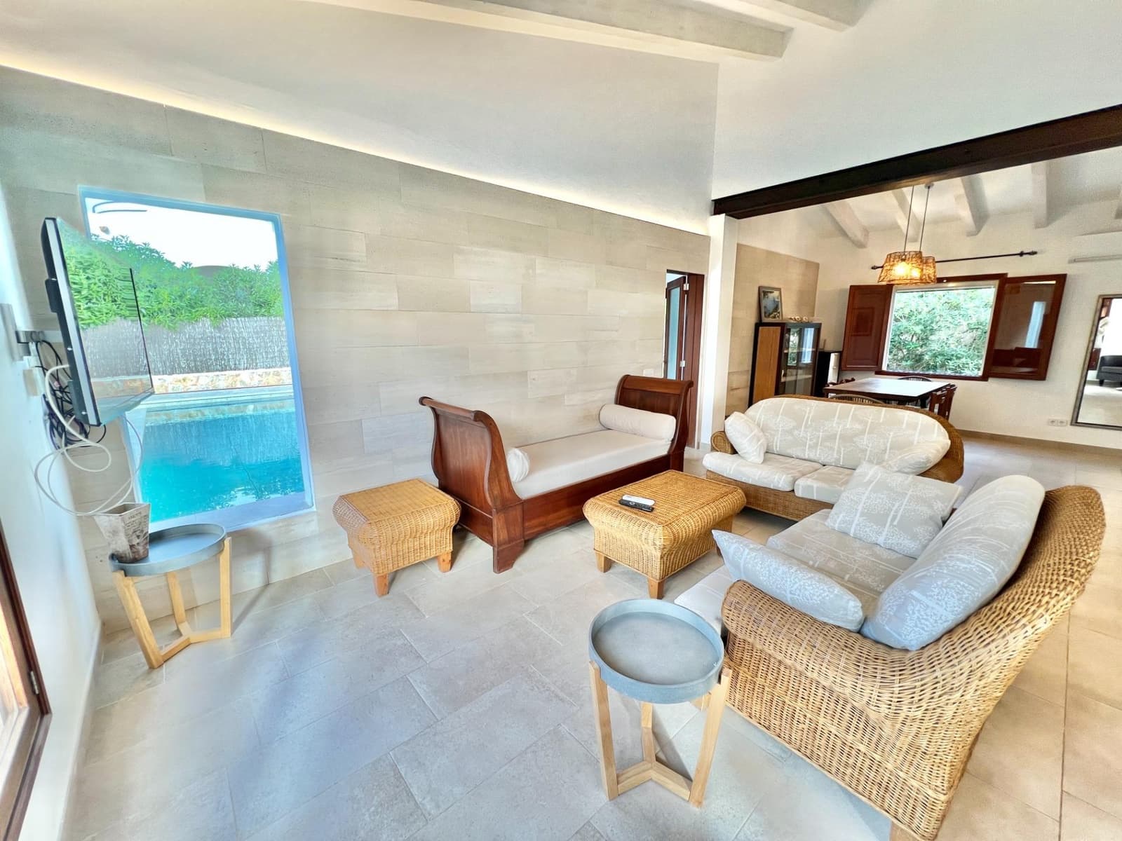 2 Zimmer Villa zu vermieten in Cala Figuera mit Pool Garage - 2.800 € (Ref: 9456213)