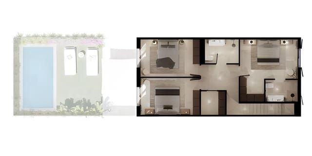 3 sypialnia Dom szeregowy na sprzedaż w Campos z basenem garażem - 685 000 € (Ref: 9470371)