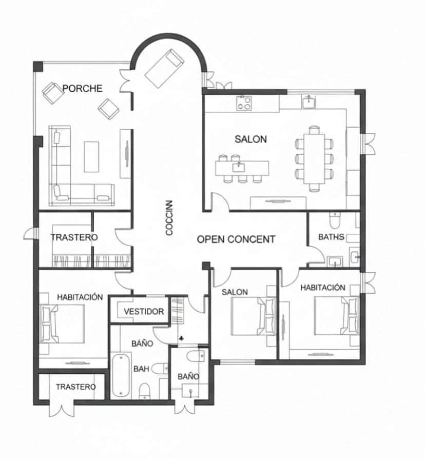 2 soveværelse Lejlighed til salg i Palma de Mallorca med garage - € 459.000 (Ref: 9555795)