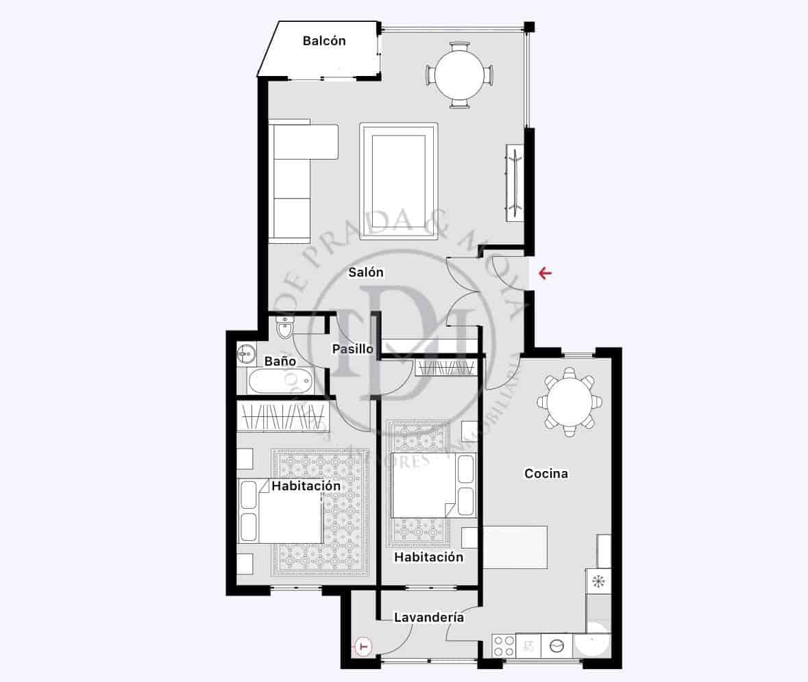 2 camera da letto Appartamento in vendita in Palma de Mallorca - 399.000 € (Rif: 9711934)