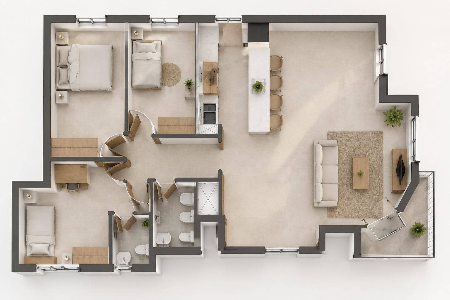 3 sovrum Lägenhet till salu i Palma de Mallorca - 365 000 € (Ref: 9959760)