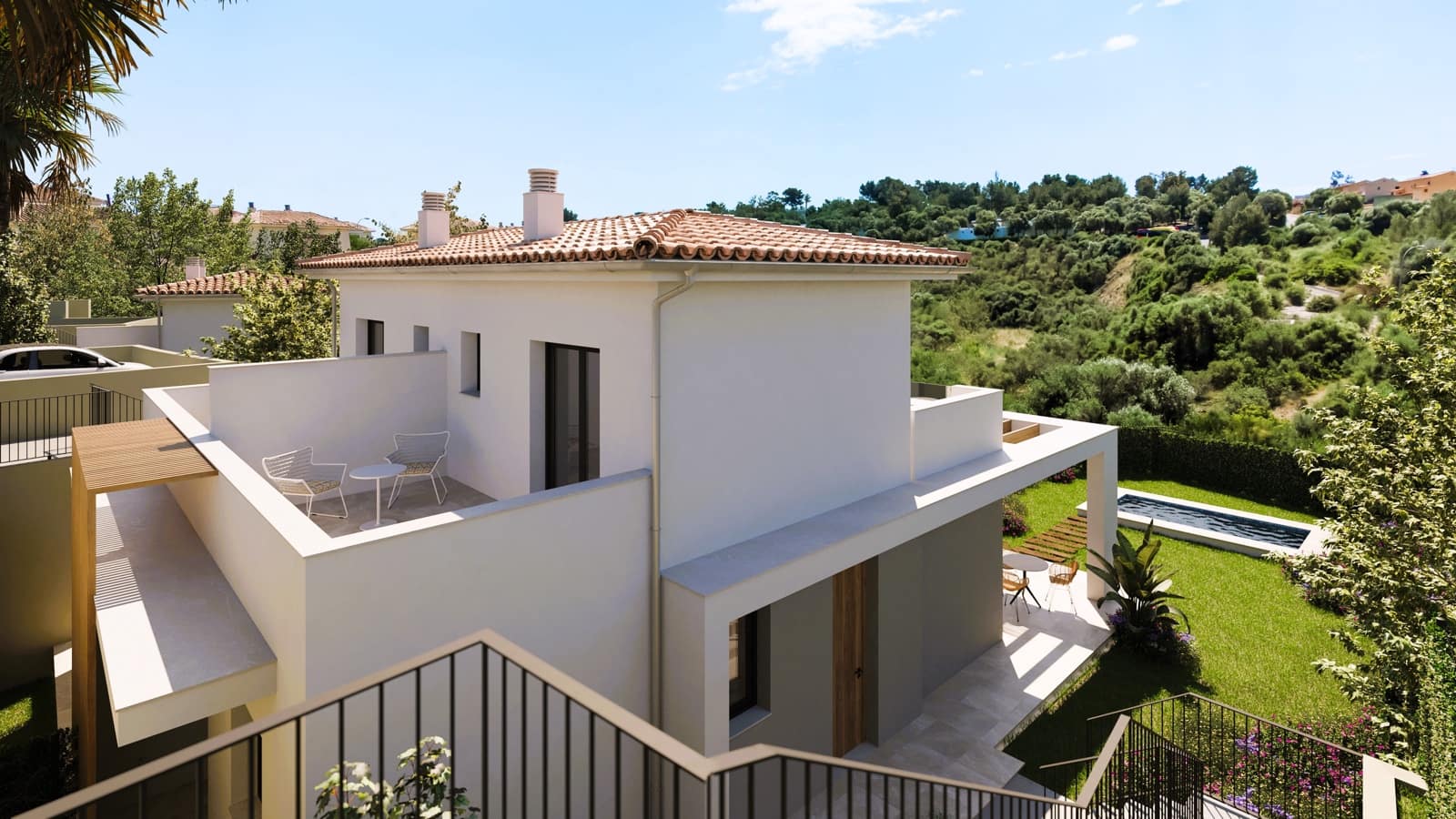 2 makuuhuone Paritalo myytävänä paikassa Portocristo / Port de Manacor mukana uima-altaan 
autotalli - 380 000 € (Ref: 7733302)