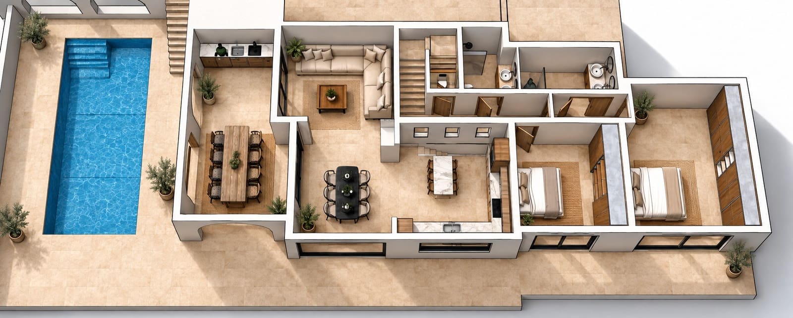 5 chambre Villa/Maison à vendre à Javea / Xabia avec piscine garage - 3 195 000 € (Ref: 10142686)