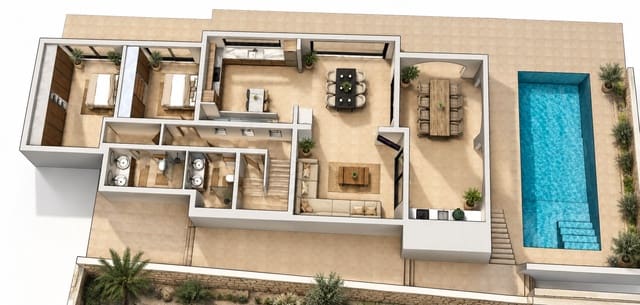 5 chambre Villa/Maison à vendre à Javea / Xàbia avec piscine garage - 3 195 000 € (Ref: 10142686)