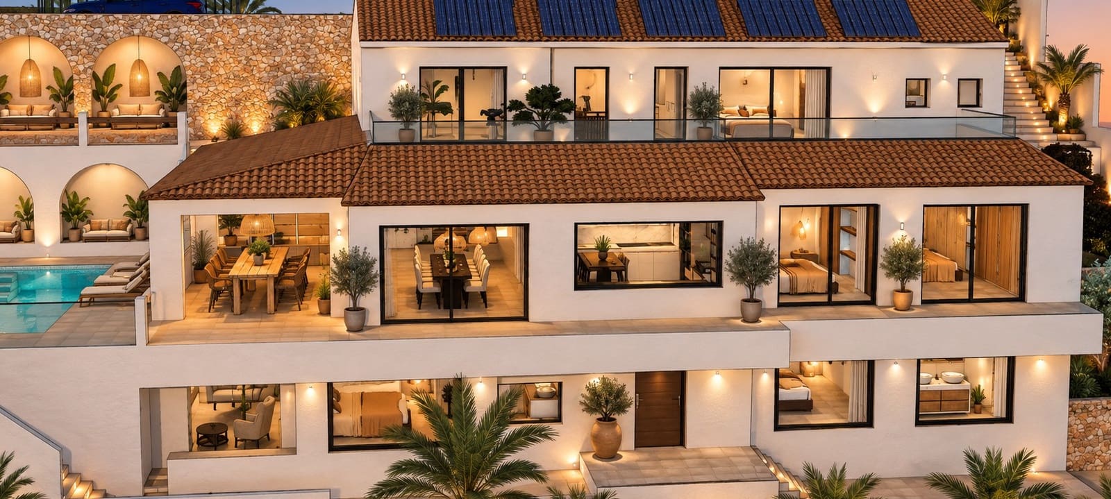 5 chambre Villa/Maison à vendre à Javea / Xabia avec piscine garage - 3 195 000 € (Ref: 10142686)