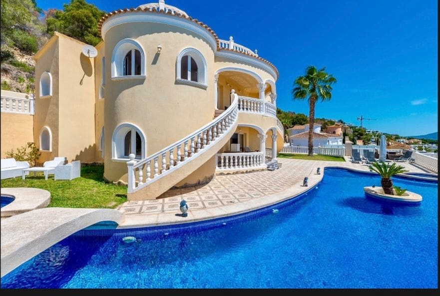 4 camera da letto Villa in vendita in Calpe / Calp con piscina garage - 1.400.000 € (Rif: 8360699)