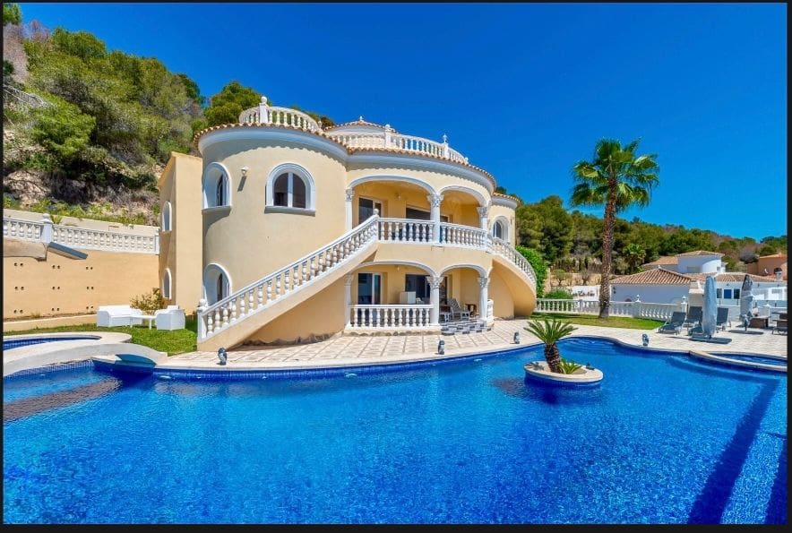 4 camera da letto Villa in vendita in Calpe / Calp con piscina garage - 1.400.000 € (Rif: 8360699)