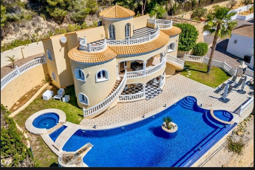 4 camera da letto Villa in vendita in Calpe / Calp con piscina garage - 1.400.000 € (Rif: 8360699)