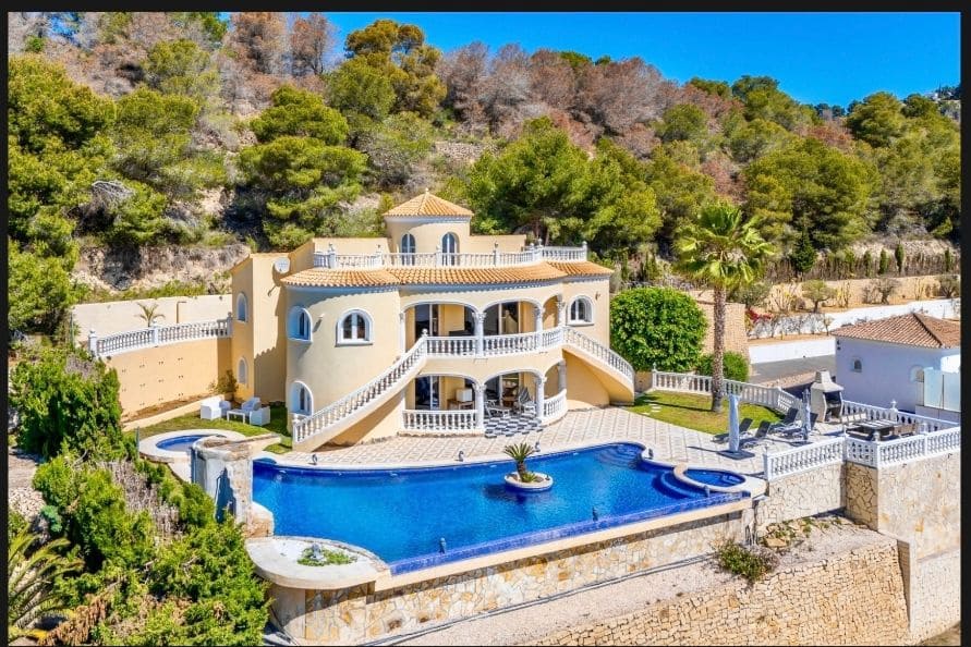 4 camera da letto Villa in vendita in Calpe / Calp con piscina garage - 1.400.000 € (Rif: 8360699)