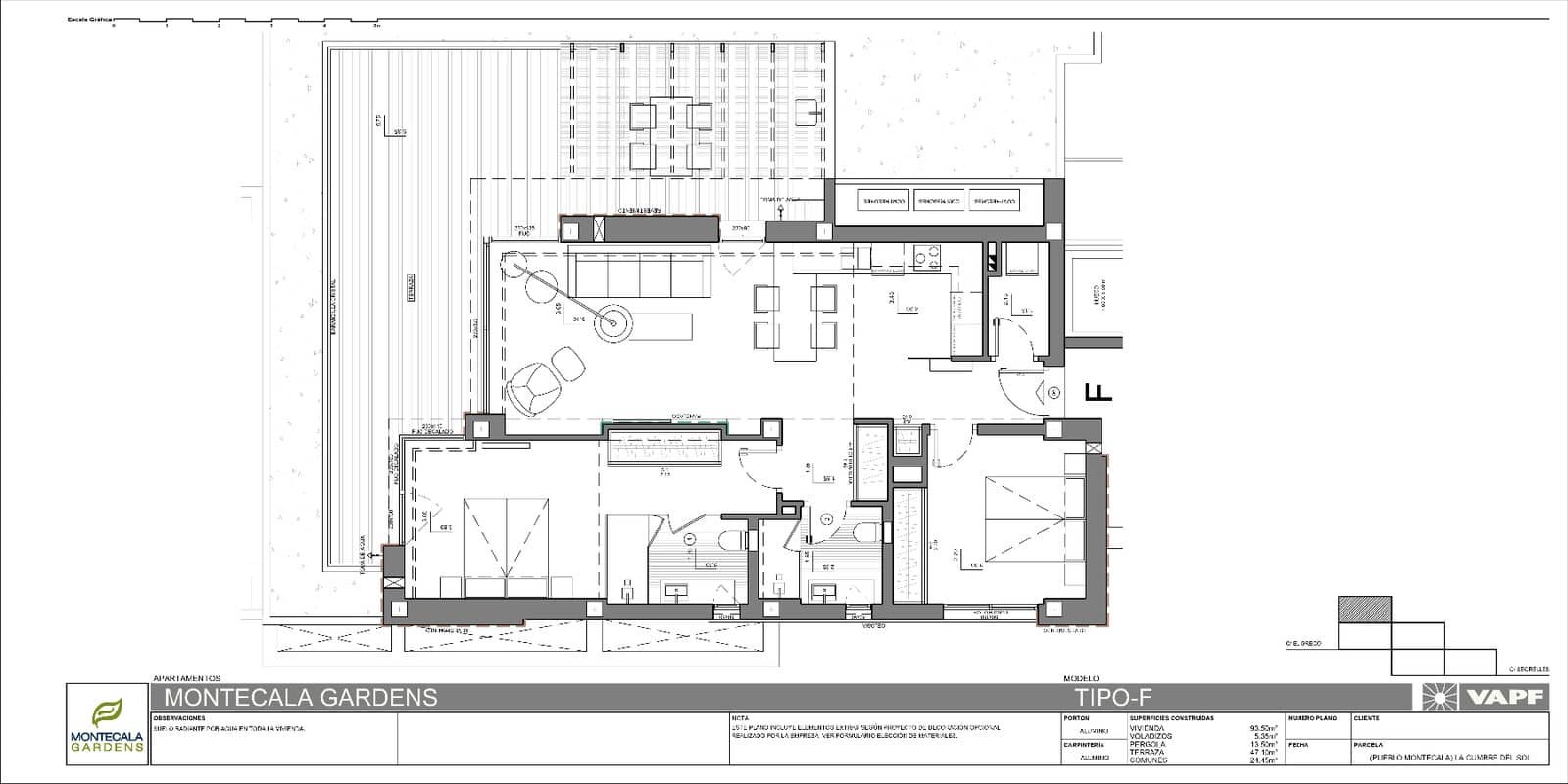 2 slaapkamer Penthouse te koop in Benitachell / Benitatxell met zwembad garage - € 549.000 (Ref: 9109042)