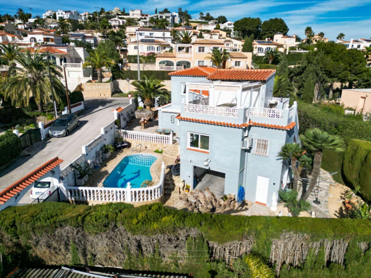 3 sovrum Villa till salu i Calpe / Calp med pool - 540 000 € (Ref: 9628444)