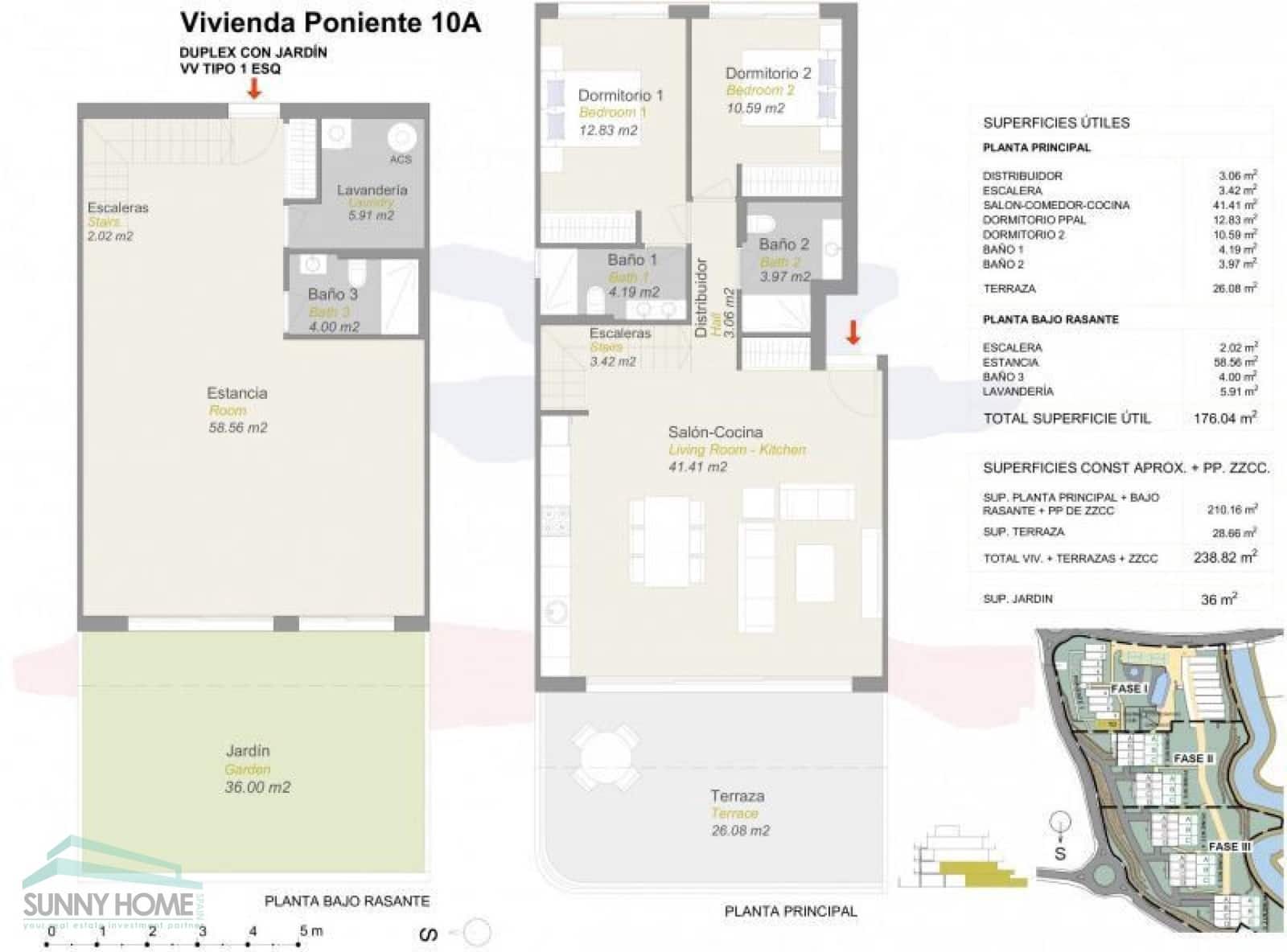 3 bedroom Apartment for sale in Finestrat with pool garage - € 590,000 (Ref: 9821708)