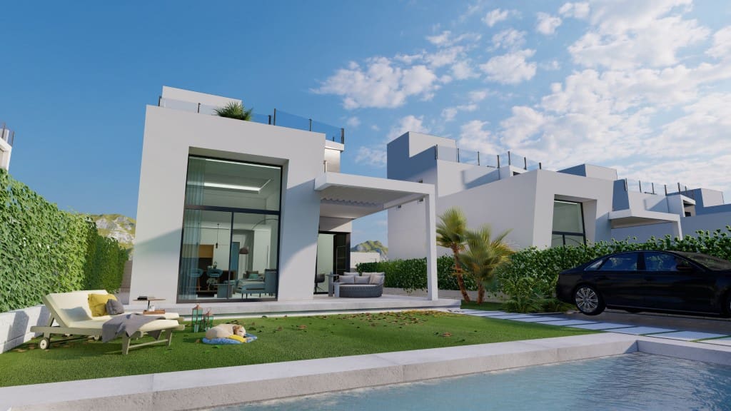 3 bedroom Villa for sale in Finestrat with pool garage - € 579,000 (Ref: 9821709)