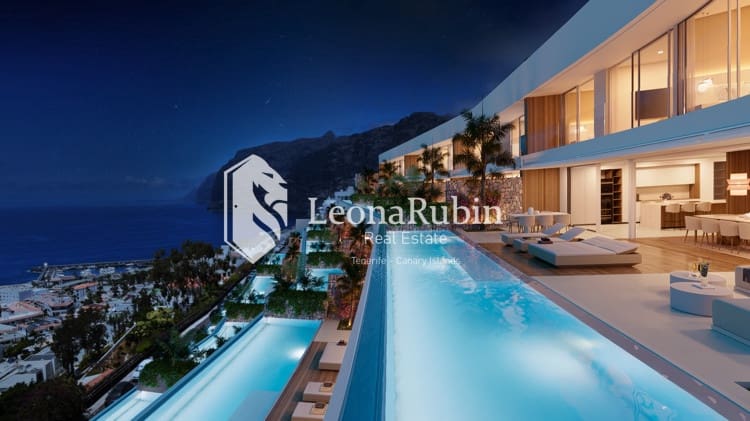 2 soveværelse Lejlighed til salg i Los Gigantes med swimmingpool garage - € 795.000 (Ref: 8416692)