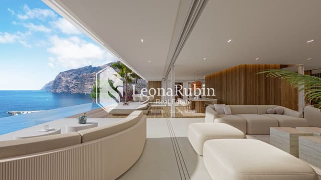 4 chambre Penthouse à vendre à Los Gigantes, Santiago del Teide avec piscine garage - 2 895 000 € (Ref: 8774427)