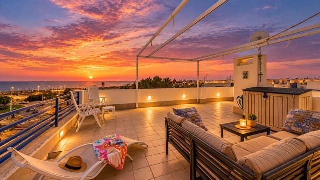 2 soveværelse Lejlighed til salg i Playa Flamenca, Orihuela med swimmingpool garage - € 224.950 (Ref: 10116047)